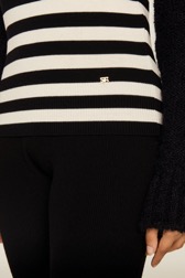 Women Jane Birkin Sweater Black/white details view 2