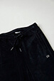Girls Solid - Velvet Girl Flare Pants, Black details view 4