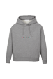 Women Solid - Women Signature Multicolor Hoodie, Grey front view
