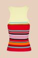 Femme - Débardeur logo Sonia Rykiel colorblock femme, Rouge vue de dos