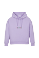 Women Signature Multicolor Hoodie Lilac front view
