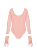 Women - Women Velvet Body, Pink back view