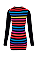 Women Raye - Women Jane Birkin Striped Midi Dress, Multico striped rf back view