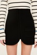 Women Maille - Milano Short Skirt, Black details view 3