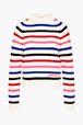 Multicolor Sailor Sweater White front view