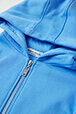 Filles Uni - Sweat à fermeture éclair fille, Bleu vue de détail 2