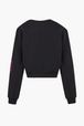 Women - SR Crop Sweatshirt, Black back view