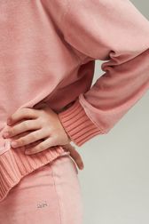 Girls - Velvet Girls Flare Pants, Pink details view 2
