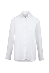 Women Solid - Women Poplin Shirt, White front view
