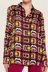 Femme Imprimé - Chemise longue motif Mai 68 femme, Multico crea vue de détail 2