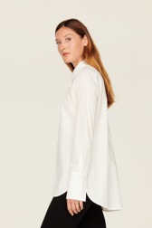 Women Solid - Women Poplin Shirt, White details view 1