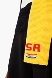 SR Scarf Yellow details view 2