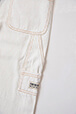 Girls Printed - Girl Straight High Cargo Pants - Bonton x Sonia Rykiel, Cream details view 4