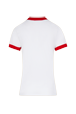 Women Flock - Women Cotton Bicolor T-Shirt, White back view