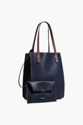 Women - Reversible Market Bag, Prussian blue details view 1