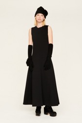 Women Maille - Women Two-Tone Maxi Dress, Black details view 1