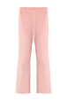 Women - Women Velvet Flare Pants, Pink front view