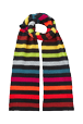 Women Maille - Multicolored Striped Scarf, Multico striped back view