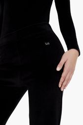 Femme - Pantalon flare velours rykiel, Noir vue de détail 2