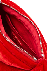 Sac caméra Demi-Pull mini en velours Rouge vue de détail 2