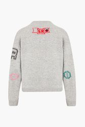 Women - SR Iconic Symbols Sweater, Grey back view