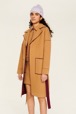 Women Maille - Women Double Face Wool Coat, Beige details view 3