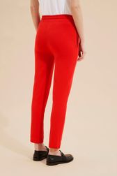 Pantalon jogging logo Sonia Rykiel femme Rouge vue portée de dos