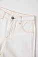 Girls Printed - Girl Straight High Cargo Pants - Bonton x Sonia Rykiel, Cream details view 3