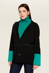 Women Maille - Women Two-Tone Suit, Black details view 3