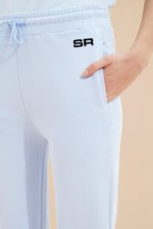 Pantalon jogging logo Sonia Rykiel femme Baby blue vue de détail 2