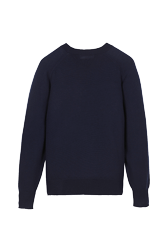 Women Maille - Ladybug Sweater, Night blue back view