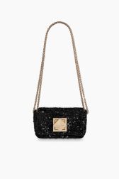 Women - Le Copain Sequins Bag, Black details view 3