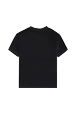 Women Solid - Women Velvet T-shirt, Black back view