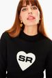 Women - SR Heart Sweater, Black details view 2