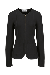 Women Milano Knitted Jacket Black front view