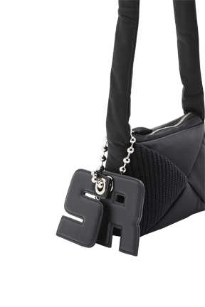 Camera Demi-Pull mini nylon bag Black details view 1
