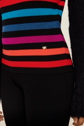 Women Raye - Women Jane Birkin Sweater, Multico striped rf details view 2