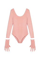 Women - Women Velvet Body, Pink front view