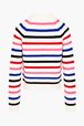 Women - Multicolor Sailor Sweater, White back view