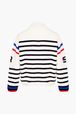 Sailor Sweater Tricolor White back view