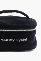 Femme - Vanity velours rykiel, Noir vue de dos