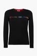 Rykiel Forever Short Sweater Black front view