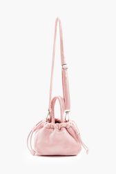Women Solid - Women Mini Velvet Bag, Pink front view