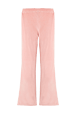 Women - Women Velvet Flare Pants, Pink back view