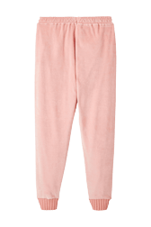 Women - Women Velvet Jogging Pants, Pink back view