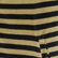 Women Velvet Hoodie, Striped black/khaki 