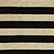 Striped Velvet Rykiel Pouch, Black 