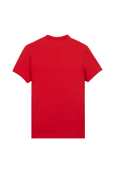 Women Cotton Jersey T-shirt Red back view