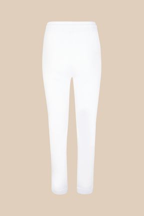 Women Sonia Rykiel logo Jogging Pants White back view