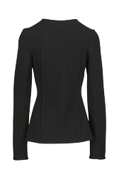 Women Maille - Women Milano Knitted Jacket, Black back view